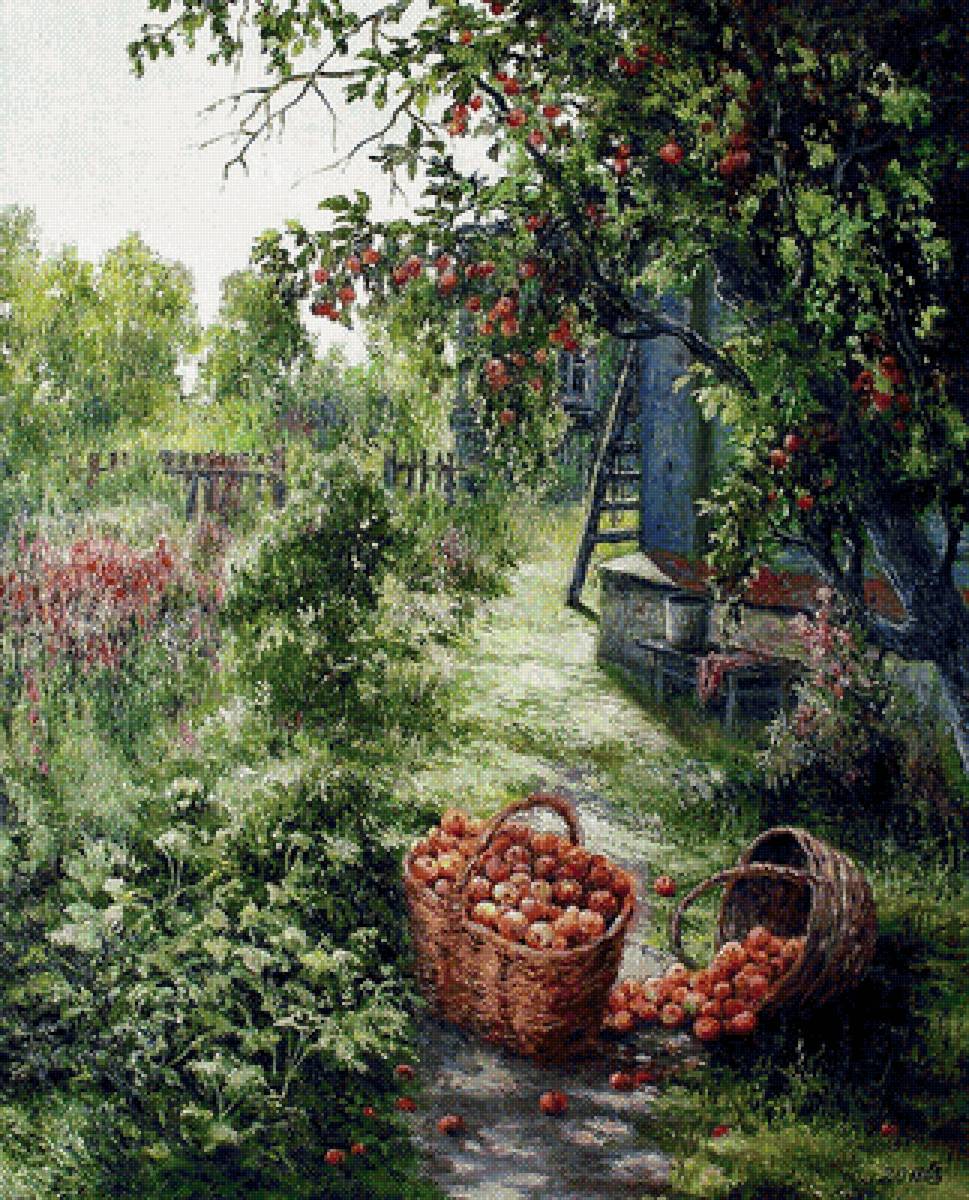 Лето. Сергей Дорофеев - русские художники - предпросмотр