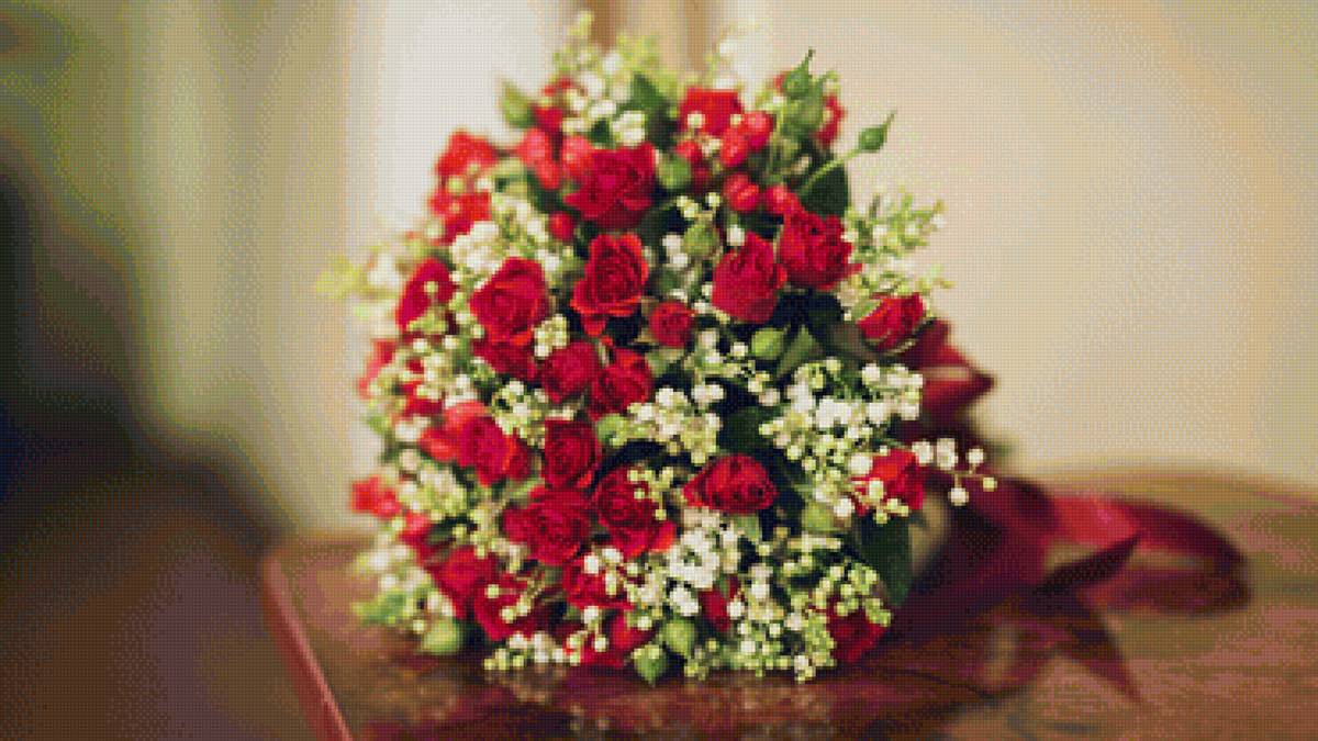 Букет роз - цветы, розы, букет - предпросмотр