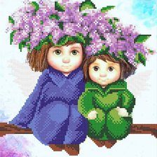 Схема вышивки «Дети»