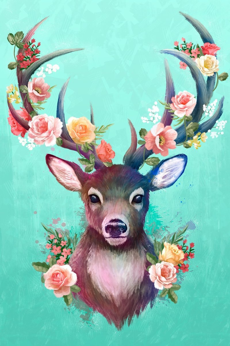 Олень - оригинал