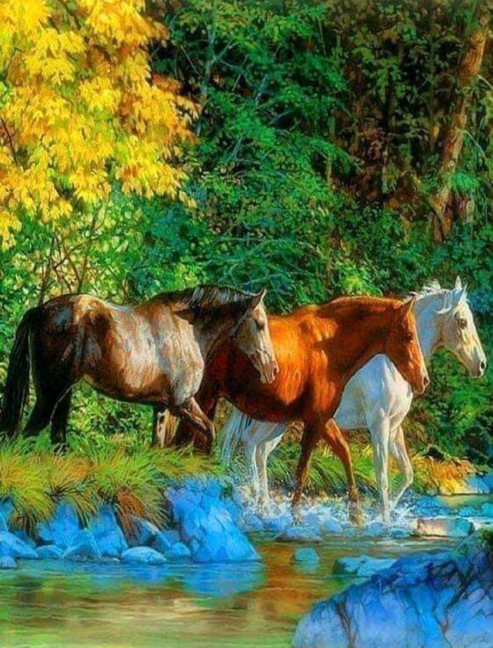 В лесу - лошади, миф - оригинал