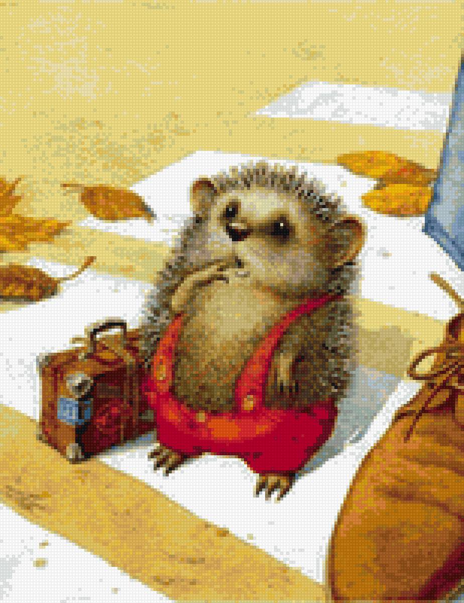 ежик  путешественник - denecs - предпросмотр