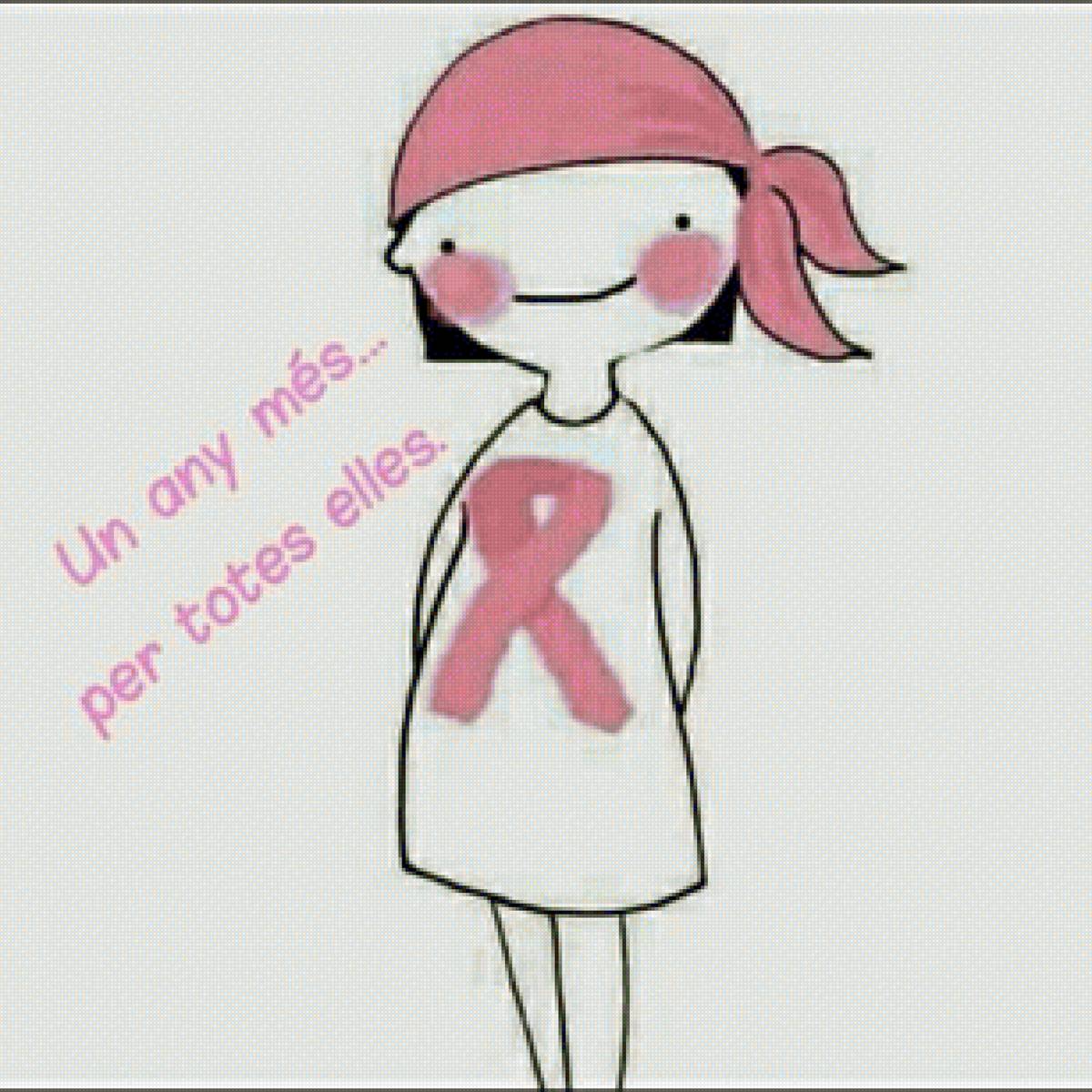 dona amb laçet cancer - предпросмотр