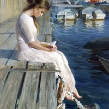 Схема вышивки «Пристань»