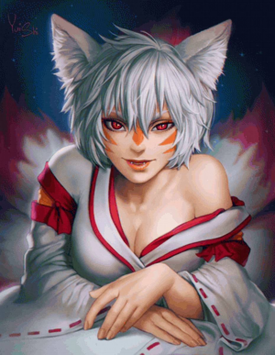 кицунэ 2 - аниме, кицунэ, фентези - предпросмотр