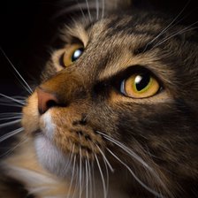 Схема вышивки «Кот»