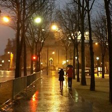 Схема вышивки «Вечер в городе»