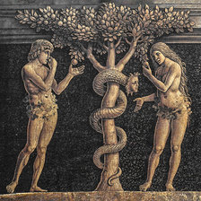 Схема вышивки «Адам и Ева»