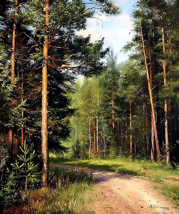 лесная дорога - оригинал