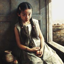 Тибетская девочка