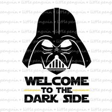 Схема вышивки «Welcome to the dark side»