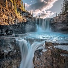 Схема вышивки «Водопад»