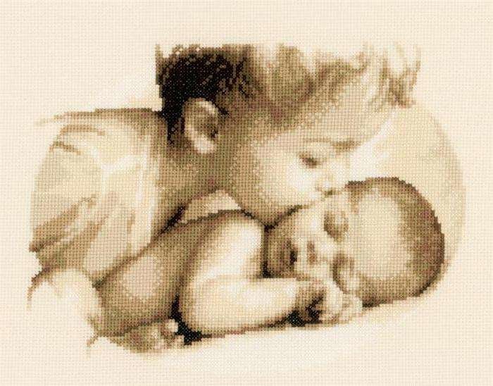 Братская любовь - братья, дети, малыши, поцелуй, любовь, новорожденный - оригинал