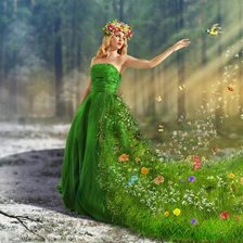 Схема вышивки «весна идёт»