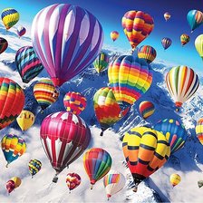 Схема вышивки «воздушные шары»