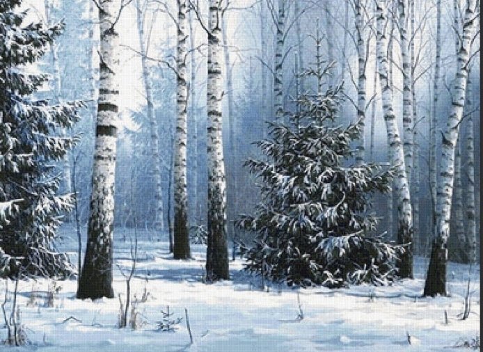 Зима - оригинал