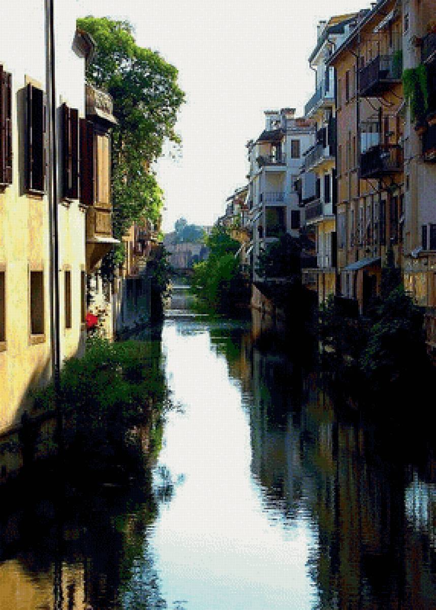 старый город - картина, улица, город - предпросмотр