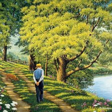 Схема вышивки «прогулка»