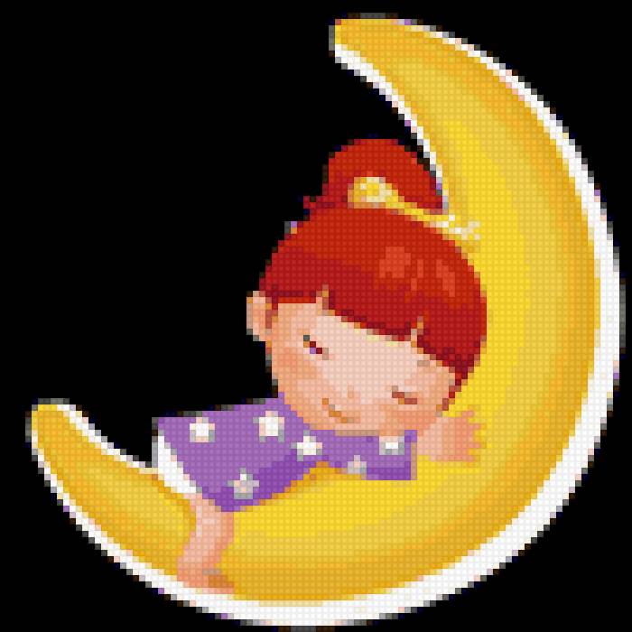 luna con niña - предпросмотр