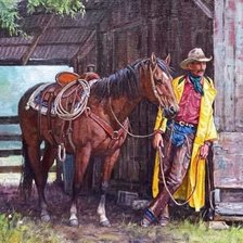 Схема вышивки «jinete»