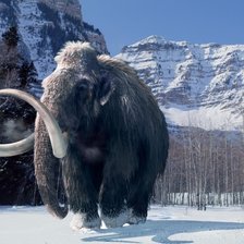 Схема вышивки «мамонт»