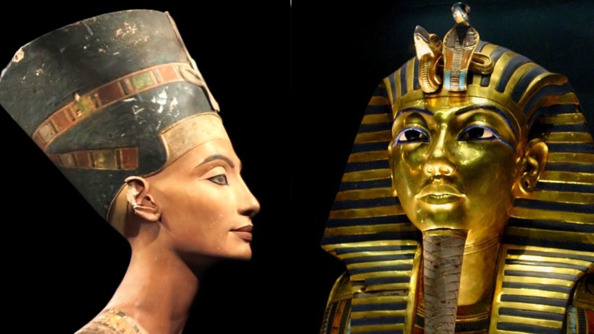 История - фараон, нефертити, египет - оригинал