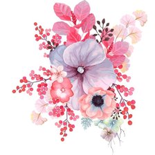 Схема вышивки «Цветы»