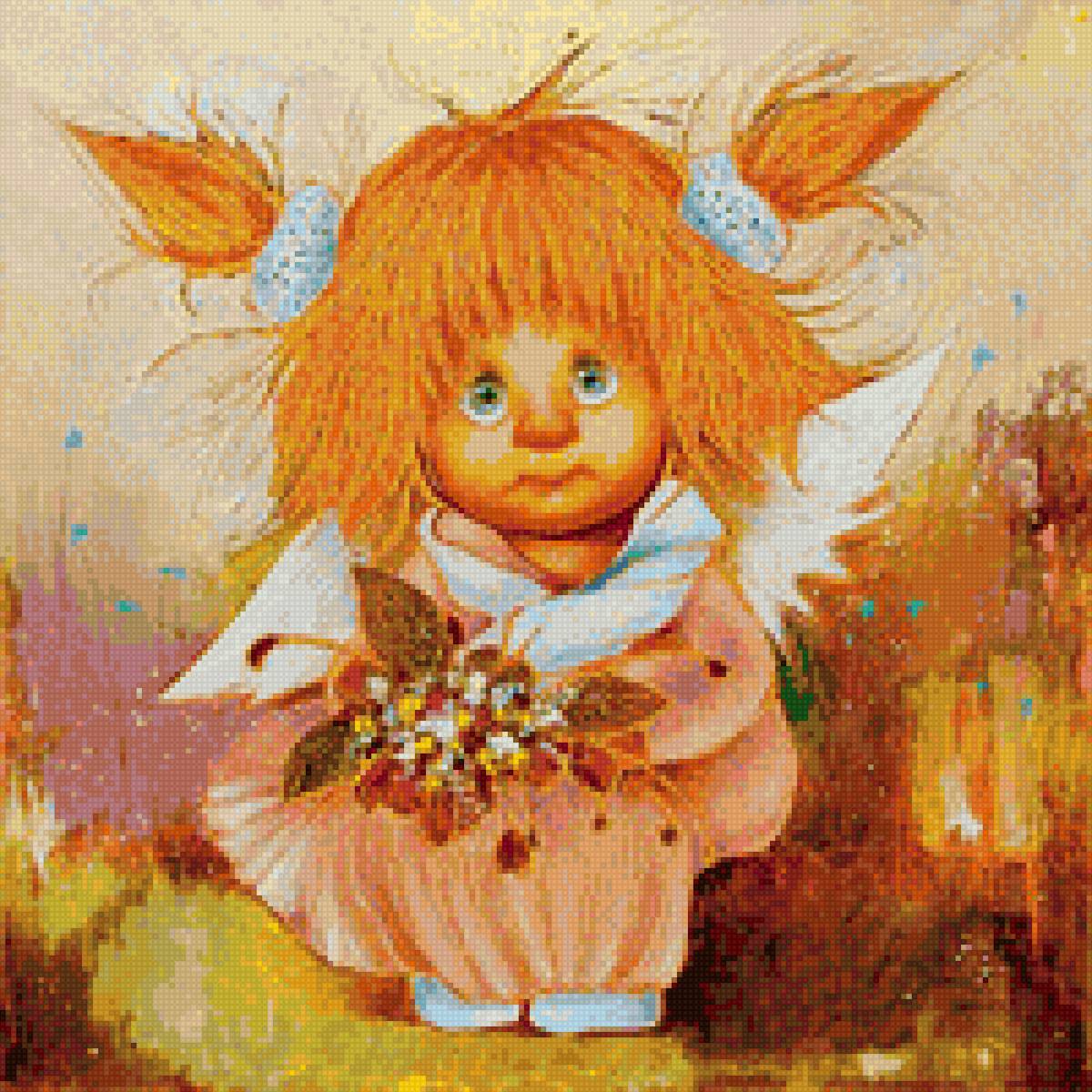 Вам букет! - солнечный ангел - предпросмотр