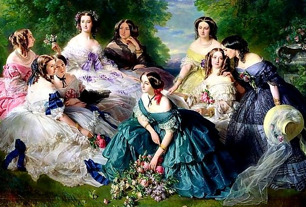 35457 - девушки, викторианская эпоха - оригинал