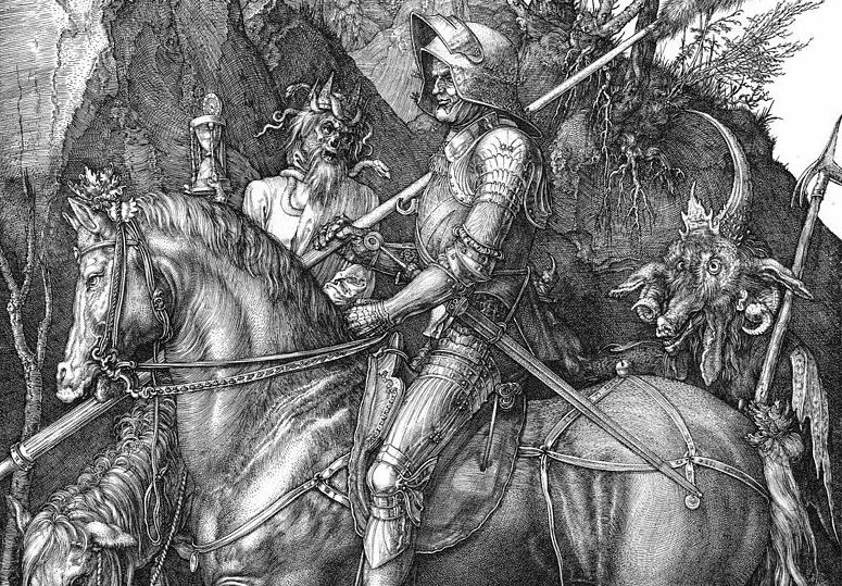 рыцарь,смерть и дьявол - оригинал