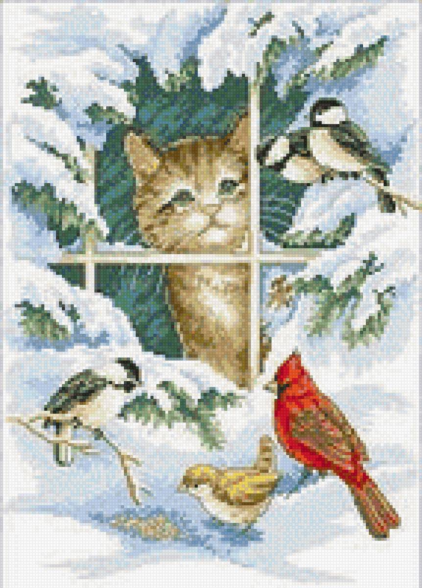 за окном зима - зима - предпросмотр