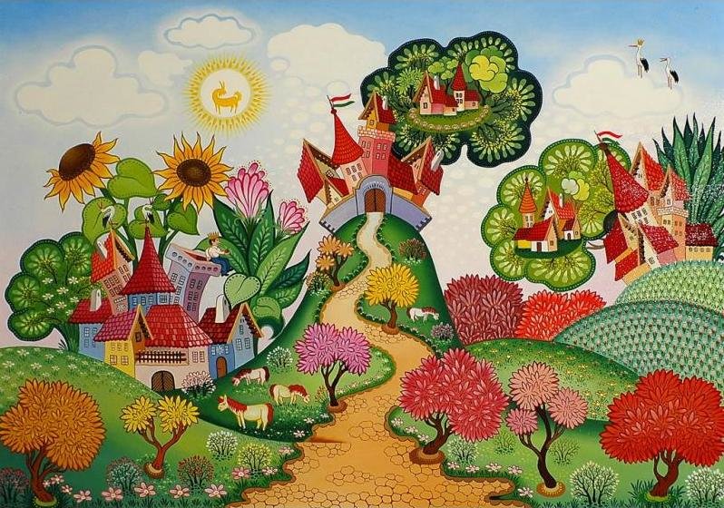 городок - арт - оригинал