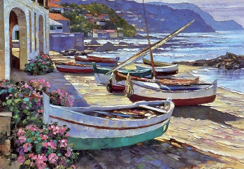 Лодки - лодка, море - оригинал