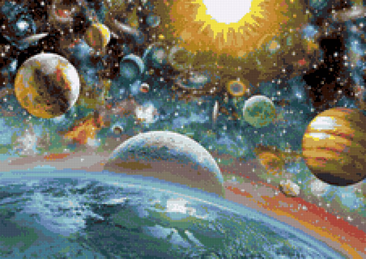 Космос - космос, планеты - предпросмотр