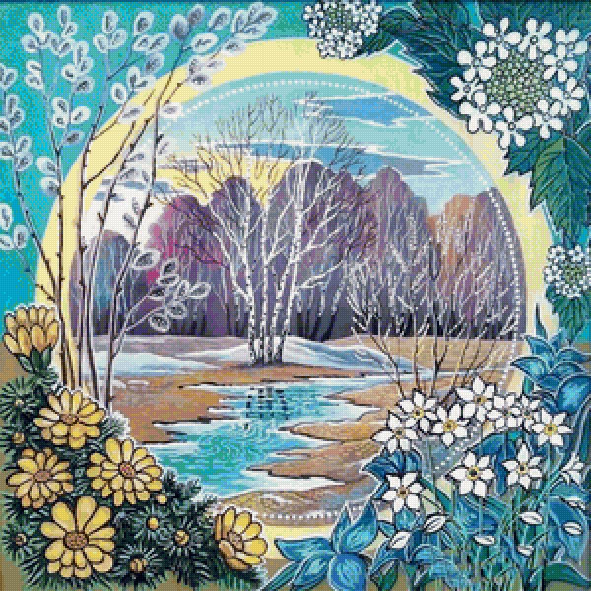 весна - рисунок - предпросмотр