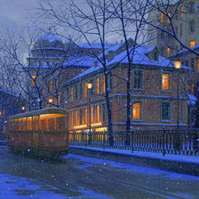 Схема вышивки «вечер»