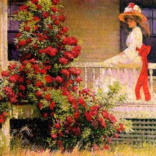 Схема вышивки «Летний полдень. Филипп Хейл»