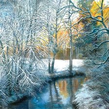 Схема вышивки «Зимушка»