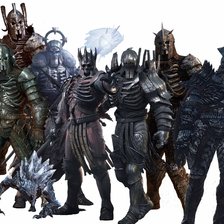 Схема вышивки «Дикая охота вся банда»