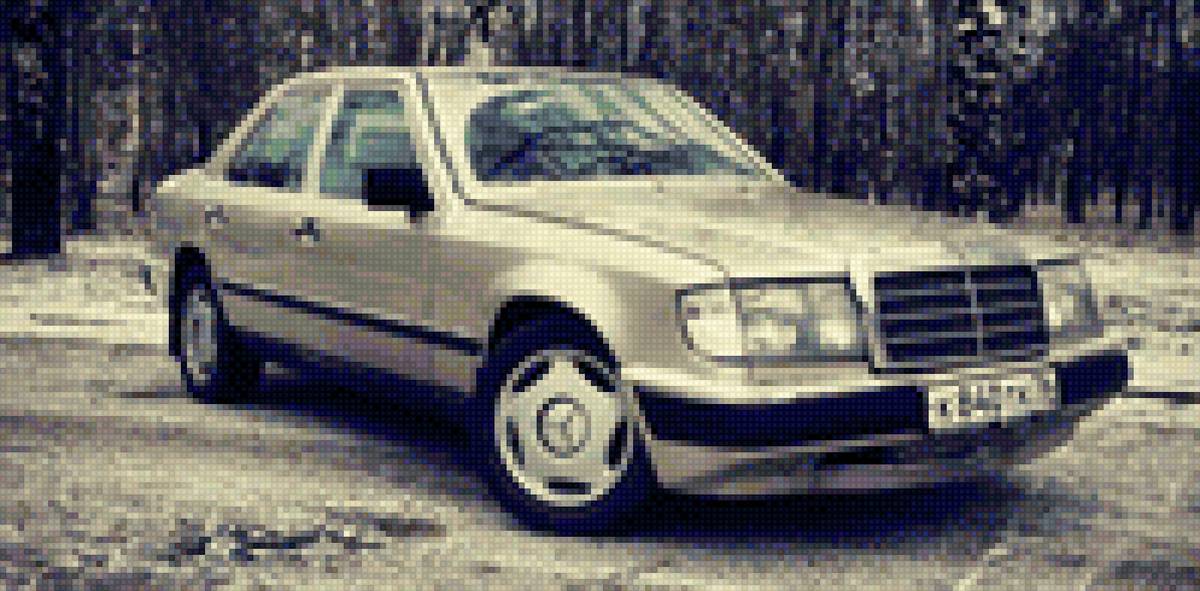 Mersedes W124 - гонки, машина, мерседес - предпросмотр