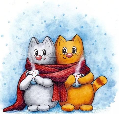 Теплота - котики, теплота - оригинал