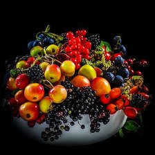 Схема вышивки «Фрукты»