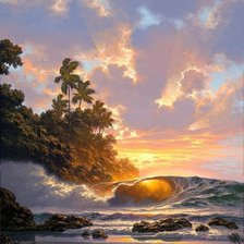 Схема вышивки «tarde»