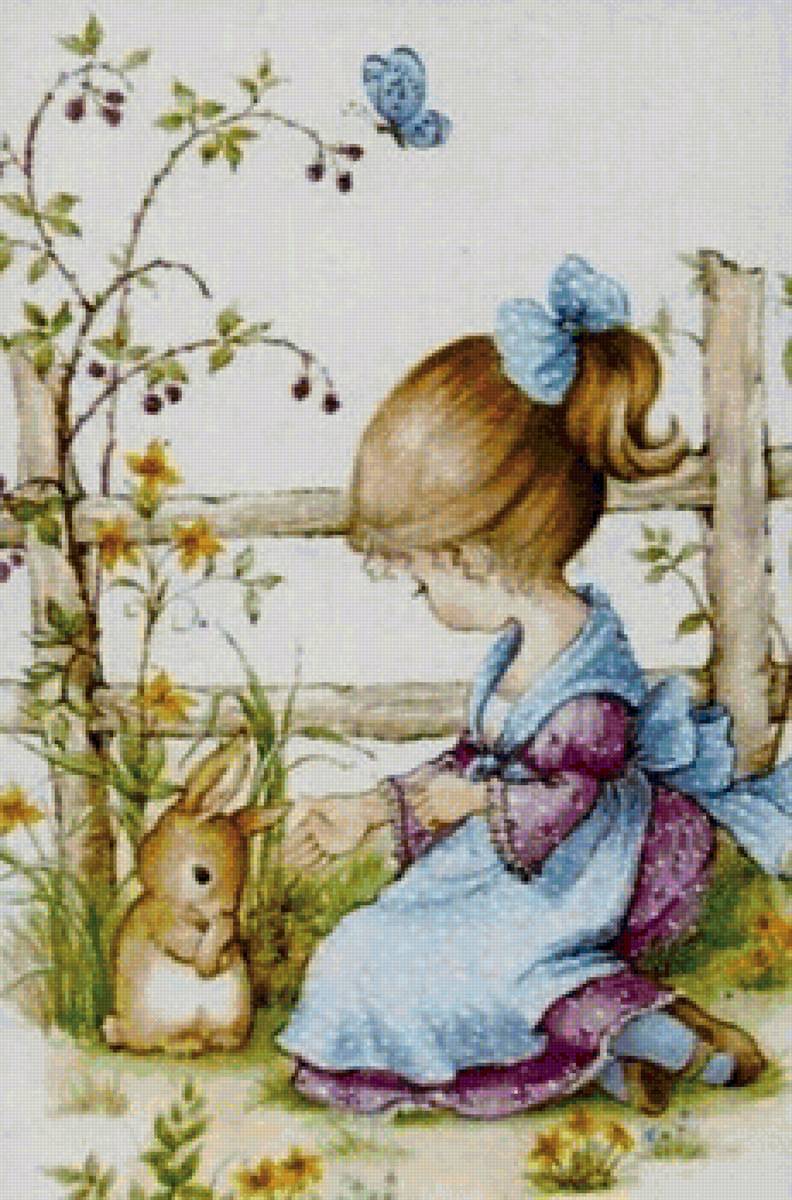 девочка - дети. рисунок - предпросмотр