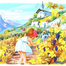 Схема вышивки «девочка»