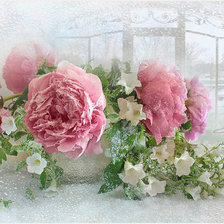 Схема вышивки «розы»