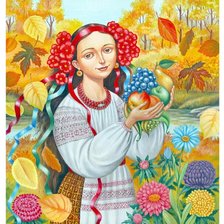 Схема вышивки «осень»