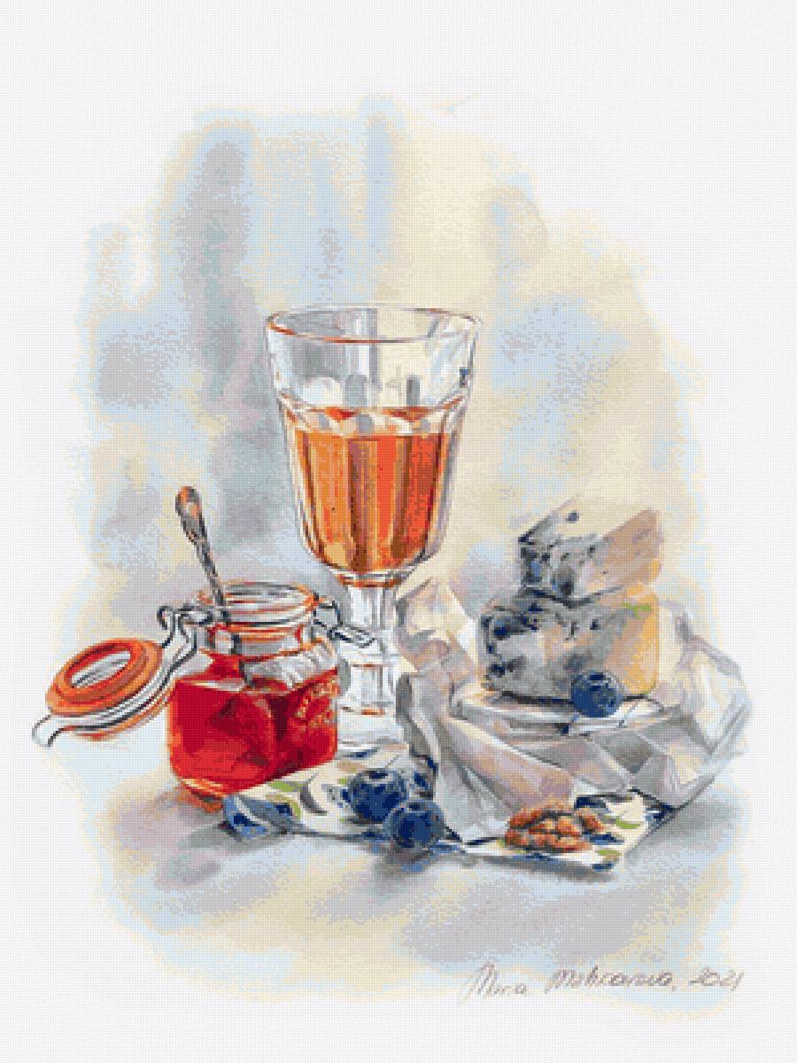 натюрморт - вино, натюрморт - предпросмотр