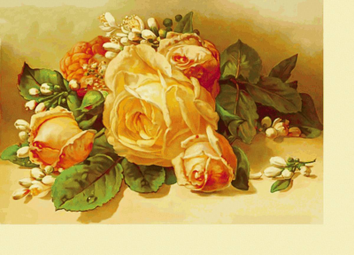 Серия "Букет" - розы, цветы, флора - предпросмотр