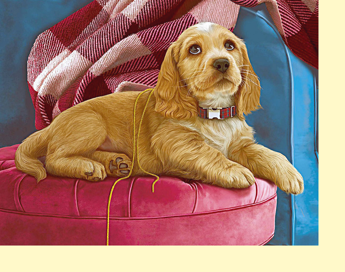 Серия "Собаки" - животные, собаки, щенок - оригинал